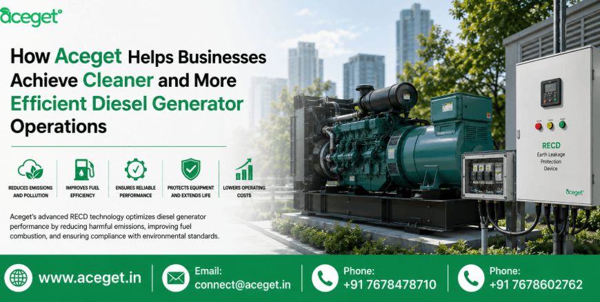 How Aceget Helps Businesses Achieve Cleaner and More Efficient Diesel Generator Operations