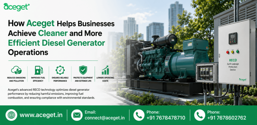 How Aceget Helps Businesses Achieve Cleaner and More Efficient Diesel Generator Operations